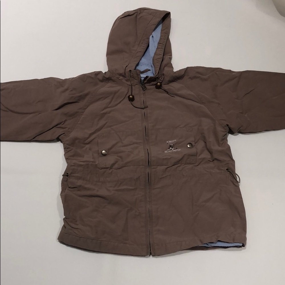 Jacadi brown jacket with fleece lining